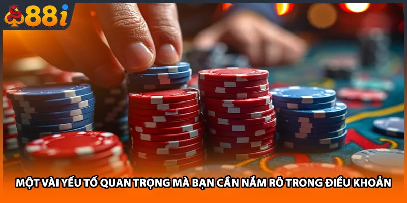 Một vài yếu tố quan trọng mà bạn cần nắm rõ trong điều khoản